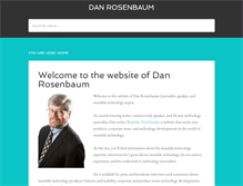 Tablet Screenshot of danrosenbaum.com
